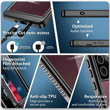 Load image into Gallery viewer, SPIDERCASE for Samsung Galaxy S22 Ultra Case, Waterproof Built-in Screen Protector Full Protection Heavy Duty Shockproof Anti-Scratched Rugged Case for Galaxy S22 Ultra 5G 6.8'' 2022 (Black)