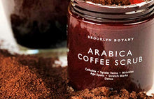 Load image into Gallery viewer, Brooklyn Botany Arabica Coffee Body Scrub - Moisturizing and Exfoliating Body, Face, Hand, Foot Scrub - Fights Stretch Marks, Fine Lines, Wrinkles - Great Gifts for Women & Men - 1.35lb