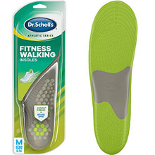 Load image into Gallery viewer, Dr. Scholl's FITNESS WALKING Insoles/Reduce Stress and Strain on your Lower Body while you Walk and Reduce Muscle Soreness (for Men's 8-14, also available for Women's 6-10) 1 Pair