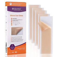 Load image into Gallery viewer, Silicone Scar Sheet, Scar Away, Scar Removal Treatment Sheet, 5.9'' x 1.6'',5 Pack, for Hypertrophic Scar,Keloid Scar,C-section Scar,Surgery Scar,Burn Scar, Acne Scar Removal Treatment by Ealionmed