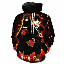 Load image into Gallery viewer, COGA Akatsuki Sasuke Itachi Hoodie 9 Asian 2XL