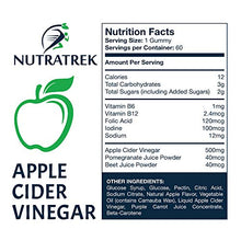 Load image into Gallery viewer, Organic Apple Cider Vinegar Gummies (60ct x 500mg) - Raw Unfiltered ACV with The Mother for Immunity, Detox, Digestion, Cleanse & Weight Loss. Vegan Alternative to ACV Capsules, Tablets & Pills
