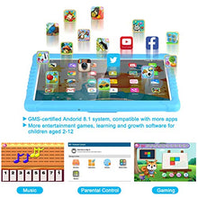 Load image into Gallery viewer, SANNUO Kids Tablet 10.1 inch, GMS-Certified Android 9.0,Kids -Mode,2GB RAM,2.0+5.0MP Dual Camera,IPS1280x800 Screen,3G,GPS,Google Play with Learning App for Children.