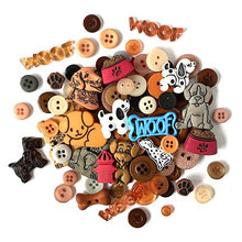 Load image into Gallery viewer, Buttons Galore and More Collection Round Novelty Buttons & Embellishments Based on Variety of Themes, Holidays and Seasons for DIY Crafts, Scrapbooking, Sewing, Cardmaking and Other Projects – 50 Pcs