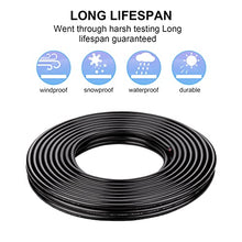 Load image into Gallery viewer, Geosiry Electrical Wire - 20Ft 20AWG Tinned Copper Hookup Wire, 2 Core Flexible Extension Power Cord for Auto,Insulated Stranded Cable for Outdoor Lighting Boat Marine Solar -Black(20AWG 20Ft)