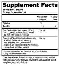 Load image into Gallery viewer, Prostate SR Saw Palmetto & Beta-Sitosterol Supplement | Prostate & Urinary Symptom Relief for Men | 90 Day Supply | Made in USA and NSF Certified