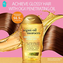 Load image into Gallery viewer, OGX Renewing + Argan Oil of Morocco Penetrating Hair Oil Treatment, Moisturizing & Strengthening Silky Hair Oil for All Hair Types, Paraben-Free, Sulfated-Surfactants Free, 3.3 fl oz