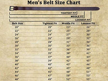 Load image into Gallery viewer, Hide & Drink, Men's Two Row Stitch Leather Belt Handmade :: Bourbon Brown (Size 42)
