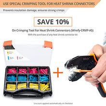 Load image into Gallery viewer, Wirefy 180 PCS Heat Shrink Butt Connectors Kit - Marine Grade Butt Connectors - Wire Butt Splice Connectors - Electrical Waterproof Heat Shrink Butts - 22-10 AWG