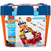 Load image into Gallery viewer, Hot Wheels Track Builder Unlimited Power Boost Box Compatible id Four Plus Builds 20 feet of Track Gift idea for Kids 6 7 8 9 10 and Older