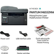 Load image into Gallery viewer, Pantum M6552NW Black and white Laser Multifunction Printer with Wireless Networking Mobile Printing Large Paper Capacity Improve the Quality of Work, Copy speed 22PPM, Auto Document Feeder speed 22PPM