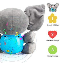 Load image into Gallery viewer, STEAM Life Baby Toys 0 3 6 12 Months - Plush Elephant Infant Toys - Newborn Baby Musical Toys for Baby 6 to 12 Months - Light Up Baby Toys for Boys Girls Toddlers - Baby Gifts for 0 3 6 9 12 Month