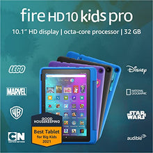 Load image into Gallery viewer, Fire HD 10 Kids Pro tablet, 10.1", 1080p Full HD, ages 6–12, 32 GB, (2021 release), named"Best Tablet for Big Kids" by Good Housekeeping, Doodle