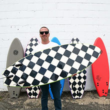 Load image into Gallery viewer, KONA SURF CO. The 5-5 Surfboard for Beginners Kids and Adults - Soft Top Foam Surfboards for Beach – Surf as a Boogie Board Bodyboard or Softboard - Includes Fins and Leash in Grey sz:5ft 5in