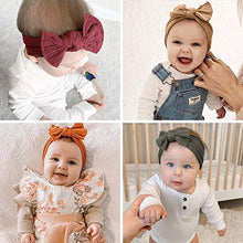 Load image into Gallery viewer, 12 Pack Baby Nylon Headbands Hairbands Hair Bow Elastics Handmade Hair Accessories for Baby Girls Newborn Infant Toddlers Kids