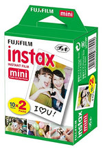 Load image into Gallery viewer, Fujifilm Instax Mini Instant Film 4-PACK BUNDLE SET , SKY BLUE 10 + Black Frame 10 + Monochrome 10 + Twin 20 90 8 70 7s 50s 25 300 Camera SP-1 Printer