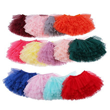Load image into Gallery viewer, elamccor Tutu Skirt for Baby Girl Toddler 6 Layered Tulle Skirts, Watermelon Pink, 3-4T