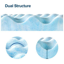 Load image into Gallery viewer, ZINUS 1.5 Inch Swirl Gel Cooling Memory Foam Mattress Topper / Cooling, Airflow Design / CertiPUR-US Certified, Twin