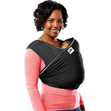 Load image into Gallery viewer, Baby K'tan Active Baby Wrap Carrier, Infant and Child Sling - Simple Wrap Holder for Babywearing - No Rings or Buckles - Carry Newborn up to 35 Pound, Black, Small (Women 6-8 / Men 37-38)