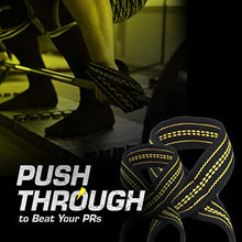 Load image into Gallery viewer, Deadlift Straps Figure 8 Lifting Strap for Power Lifters Weightlifters Workout Lifting Straps - 3 Sizes Small Medium Large - Weight Lifting Straps Non Slip Padded Dead Lift Straps Figure 8 Straps