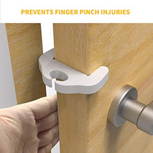Load image into Gallery viewer, CalMyotis Finger Pinch Guard, Baby Proof Door Safety, Soft and High Elastic, Prevents Pinch Injuries Door Slams and Getting Locked, 4 Pack