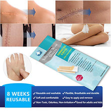 Load image into Gallery viewer, Scar Removal Patch, Scar Removal Strips Fast & Effective on Keloid, Professional Removal Sheets for Scars Caused by C-Section, Surgery, Burn, Acne, 2 Reusable Scar Sheets, 1.6"×6.5"