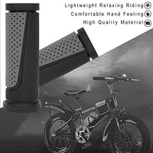 Load image into Gallery viewer, TOPCABIN 2X Short Mini Handlebar Bicycle Grips Fit Many Standard Bikes 90MM Length (Black + Grey)