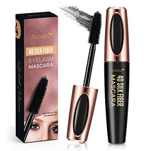 Load image into Gallery viewer, Natural 4D Silk Fiber Lash Mascara, Lengthening and Thick, Long Lasting, Waterproof & Smudge-Proof, All Day Exquisitely Lush, Full, Long, Thick, Smudge-Proof Eyelashes