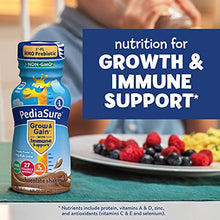 Load image into Gallery viewer, PediaSure Grow & Gain with 2’-FL HMO Prebiotic, Kids nutrition shake, Vitamins C, E, B1, & B2, Non-GMO, Chocolate, 8 Fl Oz Bottle, Pack of 24