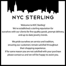 Load image into Gallery viewer, NYC Sterling Women Cubic Zirconia 22MM Princess Cut Rainbow Hoop Earrings (rhodium-plated-silver)