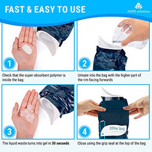 Load image into Gallery viewer, Dpee Bag 900 ML Disposable Urinal Bags Travel Pee Bag 8 Pack, Camping Pee Bag, Traffic Jam Emergency Urine Bag, Portable Pee Bags for Men, Women, Children, Patients, Pregnant, Motion Sickness Bag