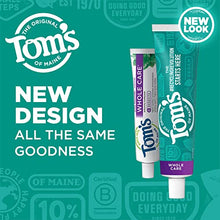 Load image into Gallery viewer, Tom's of Maine Whole Care Natural Toothpaste with Fluoride, Peppermint, 4 oz. 2-Pack (Packaging May Vary)