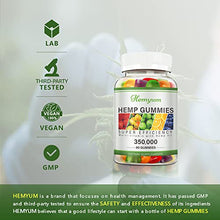 Load image into Gallery viewer, Hemp Seed Gummies Anxiety Stress Relief - Pain & Inflammation - Maximum Strength - Extract Hemp Oil - Sleep Aid Calm Mood Focus Relaxation - High Potency Edible Hemp Gummy Candy Bear Organic -(3Pack)