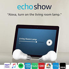 Load image into Gallery viewer, Echo Show (2nd Gen) with Philips Hue Bulbs - Alexa smart home starter kit - Sandstone