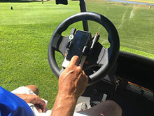 Load image into Gallery viewer, Caddie Buddy Golf Cart Steering Wheel Phone Mount/Scorecard Pro