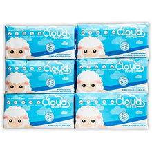 Load image into Gallery viewer, Cloud Wipes Pure Dry Cotton Baby Wipes Soft Durable Unscented Cloth Tissue for Sensitive Skin (6-Pack 600 Count)