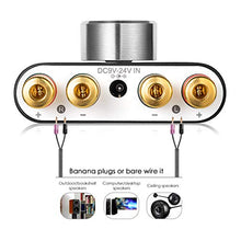 Load image into Gallery viewer, Nobsound Mini Bluetooth Power Amplifier; Stereo Hi-Fi Digital Amp 2.0 Channel 50W×2 with AUX/USB/Bluetooth Input; Wireless Audio Receiver; PC Sound Card with Power Supply (Black)