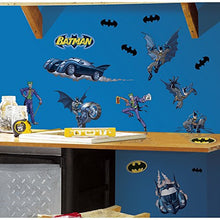 Load image into Gallery viewer, RoomMates RMK1148SCS Batman Gotham Guardian Peel and Stick Wall Decals