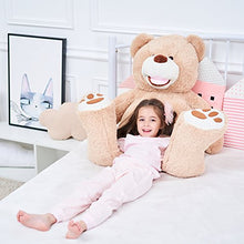Load image into Gallery viewer, IKASA Giant Teddy Bear Plush Toy Stuffed Animals (Brown, 39 inches)