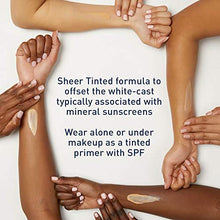 Load image into Gallery viewer, CeraVe Tinted Sunscreen with SPF 30 | Hydrating Mineral Sunscreen With Zinc Oxide & Titanium Dioxide | Sheer Tint for Healthy Glow | 1.7 Fluid Ounce