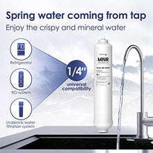 Load image into Gallery viewer, Waterdrop Remineralization Inline Water Filter, 1/4โ Quick Connect Post Filter for RO Reverse Osmosis Filter System, Restore Essential Minerals