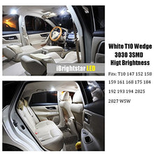 Load image into Gallery viewer, iBrightstar Newest Extremely Bright Wedge T10 168 194 LED Bulbs for Car Interior Dome Map Door Courtesy License Plate Lights, Xenon White