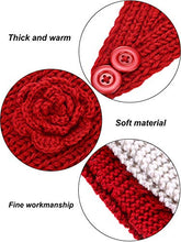 Load image into Gallery viewer, 4 Pieces Chunky Knit Headbands Winter Braided Headband Ear Warmer Crochet Head Wraps for Women Girls (Color set 7)