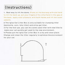 Load image into Gallery viewer, pidan Studio Snow House Igloo Cat Litter Box, Red Dot Design Award Winner, White
