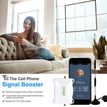 Load image into Gallery viewer, AT&T Cell Phone Signal Booster Amplifier 4G LTE Band12/17 700Mhz US Cellular T-Mobile AT&T Cell Phone Booster ATT Cell Signal Booster Mobile Signal Booster with Antennas Kit for Home Boost Data+Voice