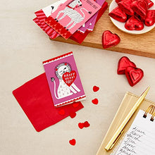 Load image into Gallery viewer, Hallmark Kids Mini Valentines Day Cards Assortment, 18 Cards with Envelopes (Flamingo, Zebra, Lion)