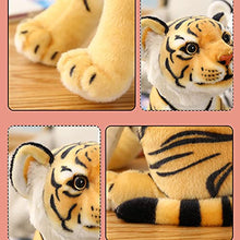 Load image into Gallery viewer, GUDVES Tigers Plush Toy Stuffed Animal Plush Cat-by Tiger Tale Toys Cute Lifelike Tiger Stuffed Animals Animals Kids Toy Gift for Boy Baby Hug Tiger-Lifelike Stuffed Animal (7.8 in,Yellow Tiger)