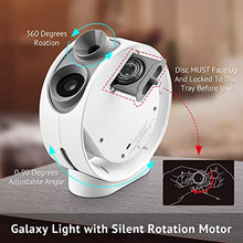 Load image into Gallery viewer, LaView Star Projector HD Image Large Projection Area LED Lights for Bedroom Infrared Remote Controller 3 Level Silent Rotation Night Light with Green Laser Light Include 6K Replaceable 2 Galaxy Discs