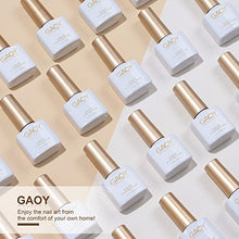 Load image into Gallery viewer, GAOY 23 Pcs Jelly Gel Nail Polish Kit, Nude Clear Pink Colors Gel Polish Set with Glossy & Matte Top Coat and Base Coat for Nail Art DIY Manicure and Pedicure at Home