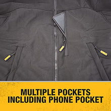 Load image into Gallery viewer, DEWALT DCHJ060A Heated Soft Shell Jacket Kit with 2.0Ah Battery & Charger Black X-Large